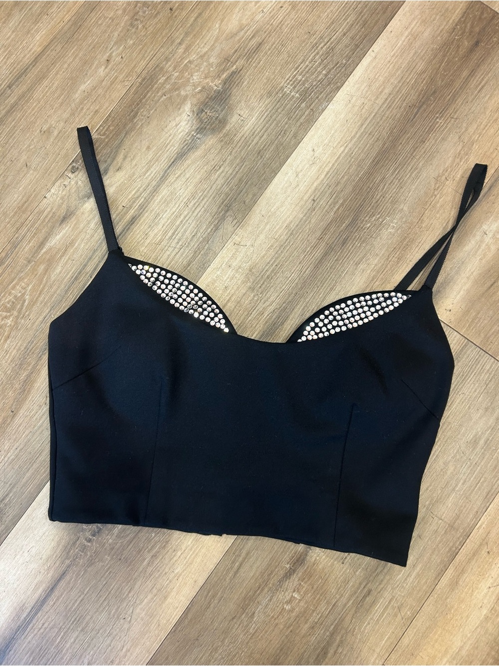 GOOD AMERICAN Ponte Top NWT